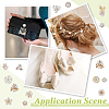 60Pcs 15 Styles Alloy Rhinestone Cabochons FIND-FH0011-73-6