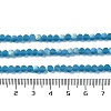 Transparent Glass Beads Strands X1-EGLA-A034-T4mm-MB27-5