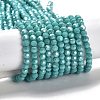 Electroplate Opaque Glass Beads Strands EGLA-A035-P4mm-A12-1