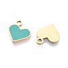 304 Stainless Steel Enamel Charms STAS-L022-483G-05-2