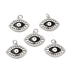 Brass Micro Pave Cubic Zirconia Pendants KK-E068-VB080-2-2