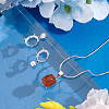 3Pcs Sterling Silver Basket Pendant Setting with Prongs Mounting FIND-PH0028-44-4