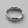 Stainless Steel Simple Plain Band Ring for Men Women RJEW-WH0015-04E-2