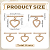 8Bags Rack Plating Brass Toggle Clasps KK-LP0004-49-2