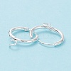 201 Stainless Steel Huggie Hoop Earring Findings STAS-P283-01Q-S-2