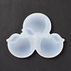 Apple Shape Food Grade Silicone Lollipop Molds DIY-D069-01-4