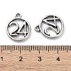 Tibetan Style Alloy Pendant TIBE-H142-21AS-02-3