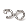 Tarnish Resistant 304 Stainless Steel Open Jump Rings STAS-R049-4x0.8mm-3