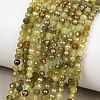 Natural Green Garnet Beads Strands G-B181-A01-3mm-1