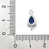 Brass Pave Cubic Zirconia Connector Charms KK-Z120-31P-04-3