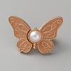 Butterfly Shape Alloy Enamel Adjustable Jean Button Pins LS-FIND-WH0609-81KCG-01-1