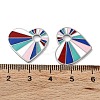 304 Stainless Steel Enamel Pendants STAS-P339-17P-01-3