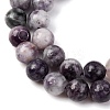 Natural Lepidolite Beads Strands X-G-G284-A02-8mm-5