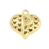 Hollow Brass Pendants for Valentine's Day KK-M289-03P-G-1