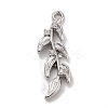 Brass Pave Clear Cubic Zirconia Pendants LS-KK-Z061-15P-02-1