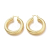 Brass Hoop Earrings EJEW-H104-09G-2