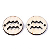 Unfinished Natural Poplar Wood Links Connectors WOOD-S045-139A-10-2