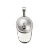 304 Stainless Steel Pendants STAS-Q343-11P-1