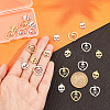 24Pcs 4 Style 201 Stainless Steel Charms STAS-DC0008-59-3