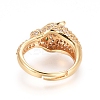 Adjustable Brass Finger Rings RJEW-G096-34G-4
