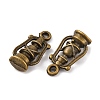 Tibetan Style Alloy Lantern/Oil Lamp Pendants TIBEP-Q041-092AB-NR-3