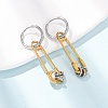 304 Stainless Steel Hoop Earrings for Women SA-CBA7B26-03GP-02-1