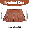 2M PU Leather Suede Fringe Trim DIY-CL0002-36B-2