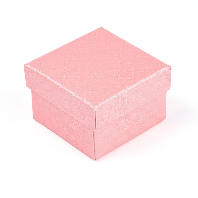 Square Cardboard Ring Boxes LS-X1-CBOX-S020-02-1