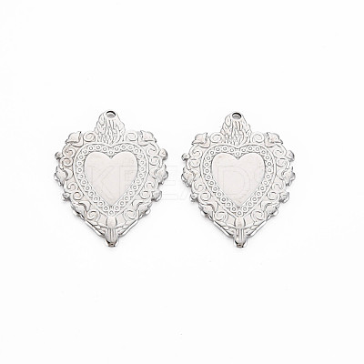 Non-Tarnish 201 Stainless Steel Pendants STAS-S119-152P-1