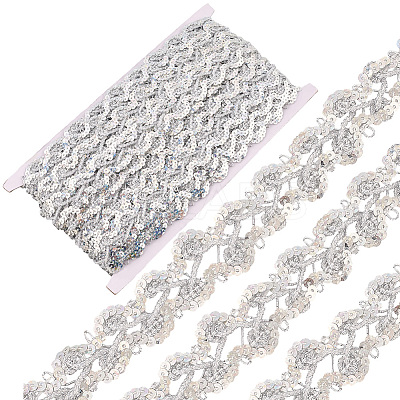 Metallic Braided Lace Trim OCOR-WH20020-23A-1