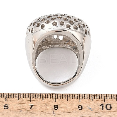 304 Stainless Steel Open Cuff Rings LS-RJEW-D336-05P-1