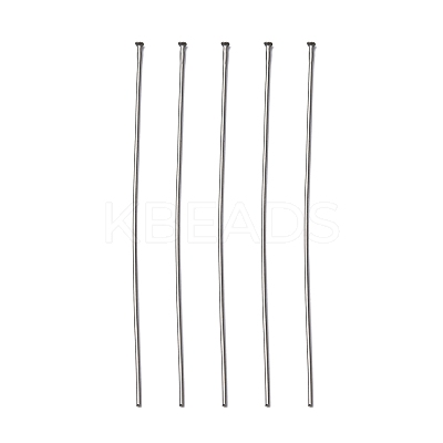 Tarnish Resistant 304 Stainless Steel Flat Head Pins X-STAS-R046-65mm-1