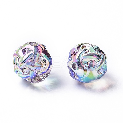 Transparent Acrylic Beads X1-TACR-K004-06-1