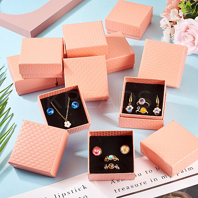Rhombus Textured Cardboard Gift Storage Boxes CON-TAC0010-03B-05-1
