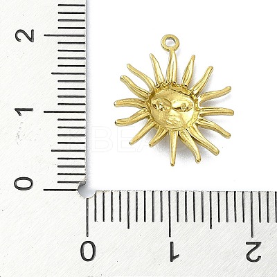Ion Plating(IP) 304 Stainless Steel Pendants STAS-B058-29G-02-1
