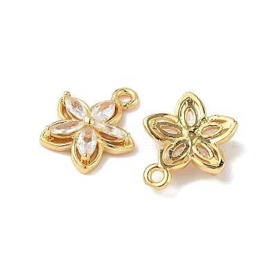 Brass Micro Pave Cubic Zirconia Pendants LS-KK-D373-02A-G-1