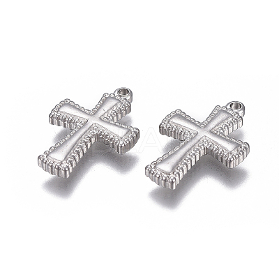 Tarnish Resistant 304 Stainless Steel Pendants LS-STAS-F207-04P-1