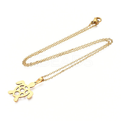 201 Stainless Steel Pendants Necklaces NJEW-S105-JN691-45-2-1