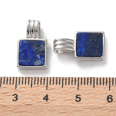 Natural Lapis Lazuli Pendants G-B123-03P-03-1