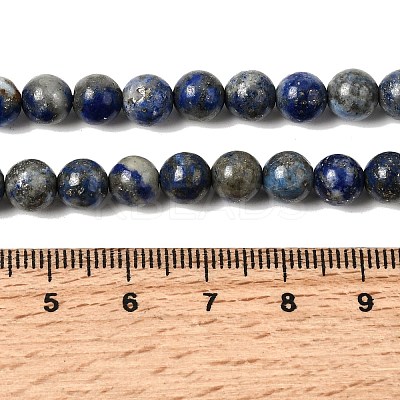 Natural Lapis Lazuli Beads Strands LS-G-A163-07-6mm-1