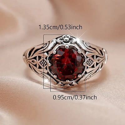Alloy and Rhinestone Finger Rings for Women FS-WG94321-05-1