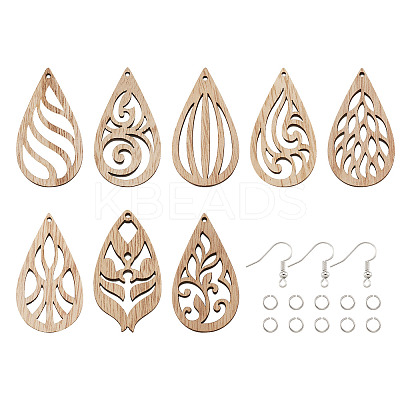 DIY Dangle Earring Making Kits DIY-CD0001-28-1
