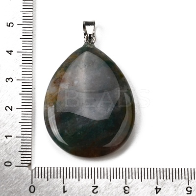 Natural Indian Agate Pendants G-F820-14P-11-1