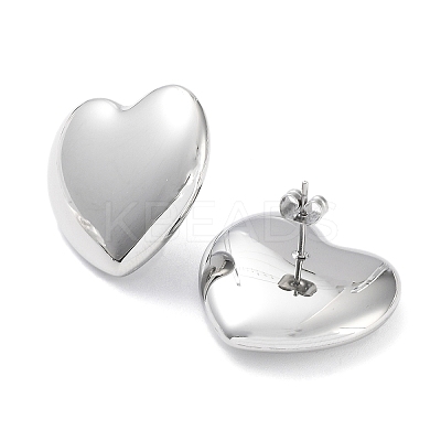 Non-Tarnish 304 Stainless Steel Stud Earrings EJEW-Z032-02P-06-1
