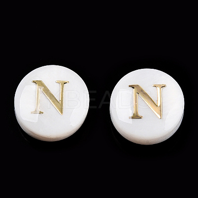 Natural Freshwater Shell Beads SHEL-N036-01N-1