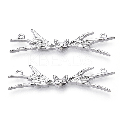 Non-Tarnish 304 Stainless Steel Connector Charms STAS-T063-214P-1