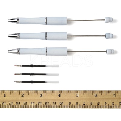 10Pcs ABS Plastic & Iron Ball-Point Pen AJEW-FS0001-41C-1