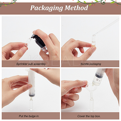 150Pcs 3 Styles Clear Glass Bottles MRMJ-PH0001-75-1