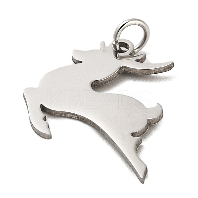 Non-Tarnish Christmas 304 Stainless Steel Pendants STAS-K265-05P-1