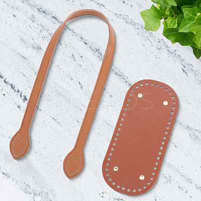 2Pcs Imitation Leather Bag Handles DIY-BBC0002-79A-1